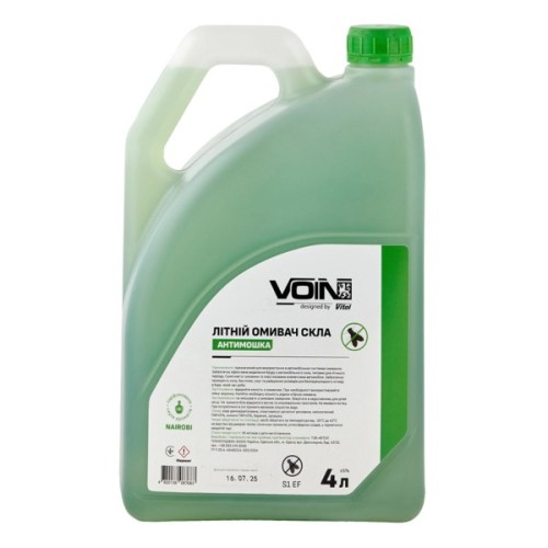 Омивач автомобільний VOIN Найробі 4л антімошка (VOIN S1 EF)