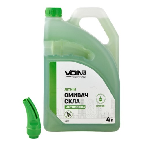 Омивач автомобільний VOIN Найробі 4л антімошка (VOIN S1 EF)