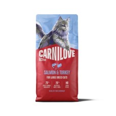 Сухий корм для кішок Carnilove Active Salmon & Turkey Large Breed 6 кг (8595602581665)
