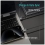 Дата кабель USB 2.0 AM to USB-C 1.0m 3A zinc alloy braided black ColorWay (CW-CBUC098-BK)