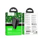 Зарядний пристрій HOCO CS21A USB 18W QC3.0 black (6942007609883)