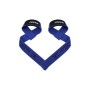 Кистьові лямки RDX S4 Gym Cotton Gel Straps Black Plus (WAC-S4B+)