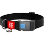 Нашийник для тварин WAUDOG Waterproof з QR паспортом пластиковий фастекс XXL чорний (25111)