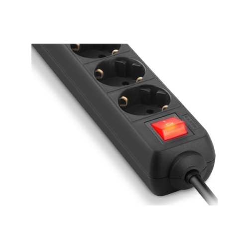 Мережевий фільтр живлення REAL-EL RS-PROTECT 605 3m, black (EL122300041)