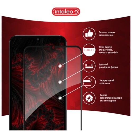 Скло захисне Intaleo Full Glue Samsung M15 Black (1283126591679)