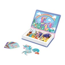 Розвиваюча іграшка Janod Магнітна книга Єдиноріжки (J02584)