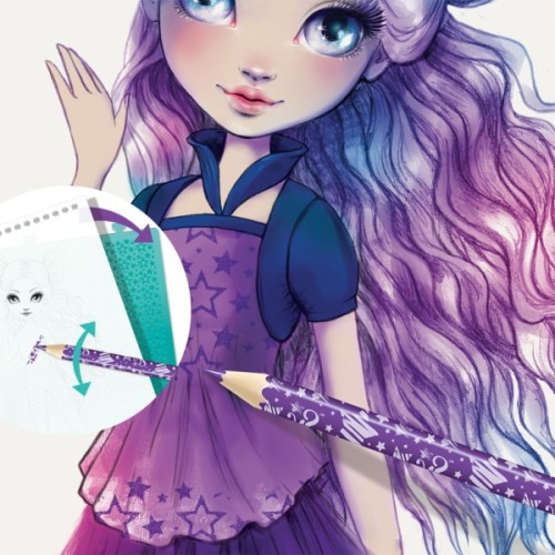 Набір для творчості Nebulous Stars Скетчбук: Небулія, мотиви космосу (11101)