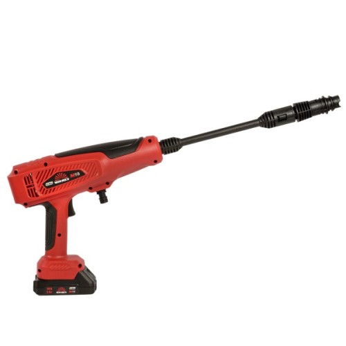 Мийка високого тиску Vitals Master Am 1860n3-2Kit, низького тиску, 18V, 2×2Ah, 180l/год, 30bar, кейс (243498)