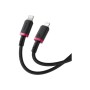 Дата кабель USB-C to Lightning 2.0m 20W red+black Baseus (P10377800U01-03)