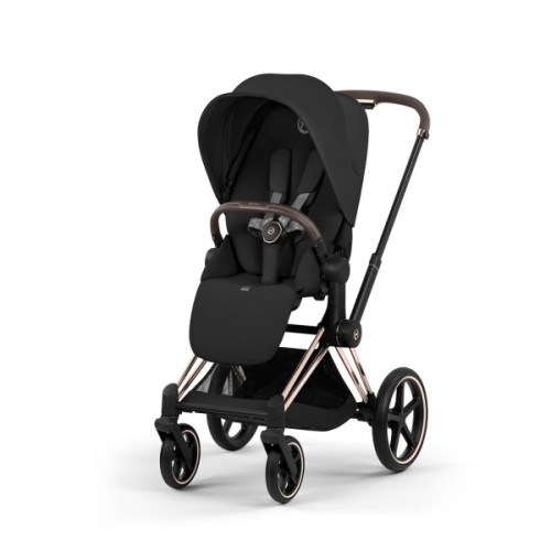 Коляска Cybex Priam 2 в 1 RG Sepia Black COMFORT (526000001)
