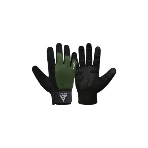 Рукавички для фітнесу RDX W1 Full Finger Army Green XL (WGA-W1FA-XL+)