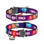 Нашийник для тварин WAUDOG Nylon з QR-паспортом "Більше космосу" металева пряжка-фастекс M (4506-0126)