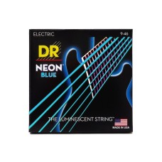 Струни для гітари DR Strings NEON Blue Electric - Light Heavy (09-46) (NBE-9/46)