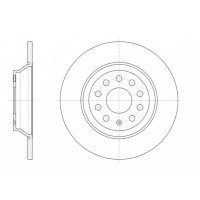 Гальмівний диск REMSA 61587.00