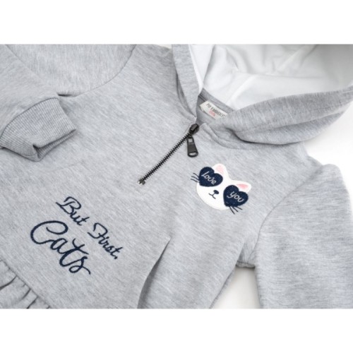 Плаття дитяче POP FASHION з капюшоном (6728-110G-gray)