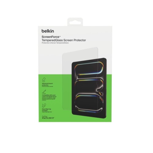 Скло захисне Belkin TemperedGlass iPad Pro 13 (2024 M4) (OVI006HQ)
