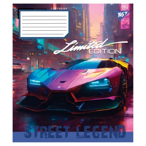 Зошит Yes Sreet legend А5 12 аркушів лінія (767903)