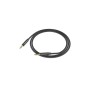 Кабель мультимедійний 3.5mm M to 3.5mm M 2.0m Black HOCO (6931474759894)