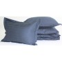 Постільна білизна MirSon SatinStripe 30-0021DarkBlue 175х210 Двоспальний (2200005255766)