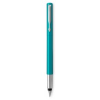 Ручка пір'яна Parker VECTOR 17 Blue-Green FP M Картриджі Parker Quink /5шт. сині змивані блістер (05 616b)