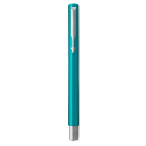 Ручка пір'яна Parker VECTOR 17 Blue-Green FP M Картриджі Parker Quink /5шт. сині змивані блістер (05 616b)