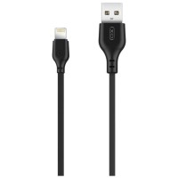 Дата кабель USB 2.0 AM to Lightning 1.0m 2.1A black XO (XO-NB-103-L-1-BK)