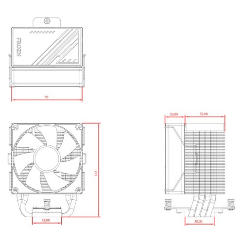 Кулер до процесора ID-Cooling FROZN A400 ARGB