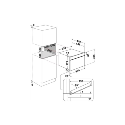 Мікрохвильова піч Whirlpool WMD44MW
