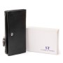 Гаманець ST Leather Зі шкіри Чорний (19310)