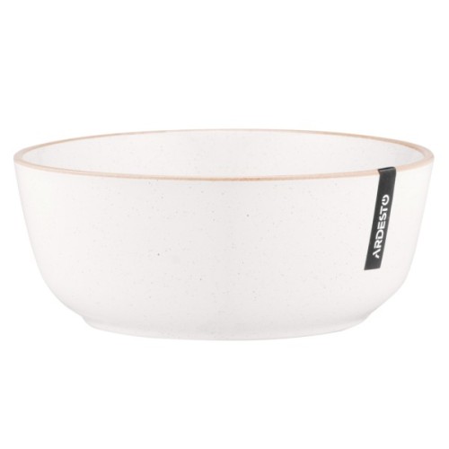 Салатник Ardesto Apulia 720мл, 16.2см, кераміка, кремовий (AR2916AC)