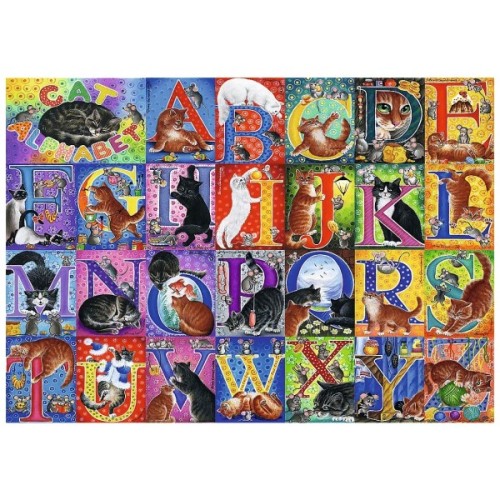 Пазл Trefl Котяча абетка 500 елементів (5900511375275)