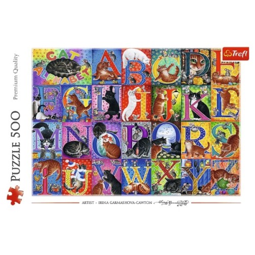 Пазл Trefl Котяча абетка 500 елементів (5900511375275)