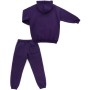Спортивний костюм дитячий A-Yugi флісовий (7205-140G-lilac)