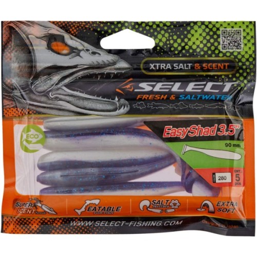 Силікон рибальський Select Easy Shad 3.5" 280 (5 шт/уп) (1870.71.79)