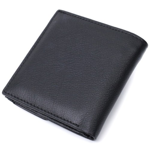 Гаманець ST Leather З натуральної шкіри Чорний (22719)
