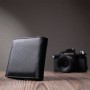 Гаманець ST Leather З натуральної шкіри Чорний (22719)