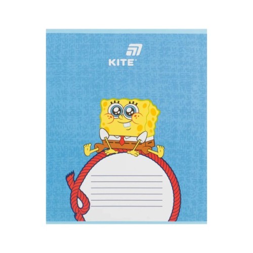 Зошит Kite Sponge Bob, 12 аркушів, коса лінія (SB26-235)
