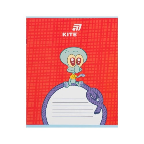 Зошит Kite Sponge Bob, 12 аркушів, коса лінія (SB26-235)