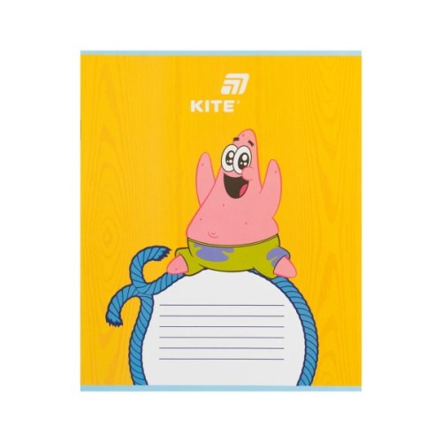 Зошит Kite Sponge Bob, 12 аркушів, коса лінія (SB26-235)