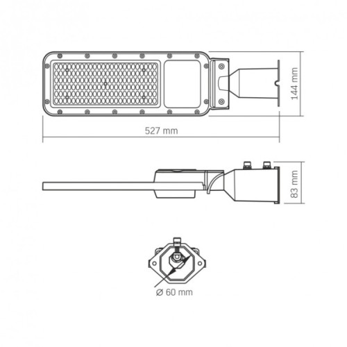 Прожектор Videx IP65 SLE17 100W 11000Lm 5000K 220V (VL-SLE17-1005)