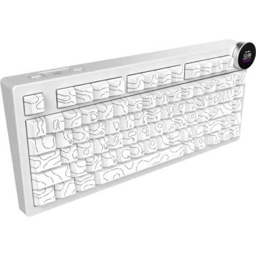 Клавіатура Ajazz AK820 V2 White Peach Switch Wireless/Bluetooth/USB UA White (AK820-V2-WP-S-W)