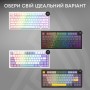 Клавіатура Ajazz AK820 V2 White Peach Switch Wireless/Bluetooth/USB UA White (AK820-V2-WP-S-W)