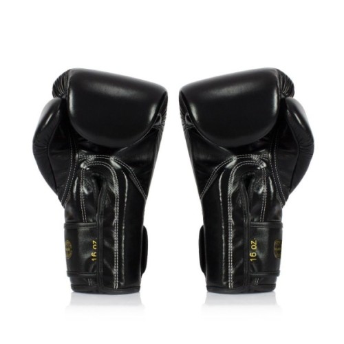 Боксерські рукавички Fairtex BGVG1 Black 16 унцій (бинти в комплекті) (BGVG1_16oz_Black)