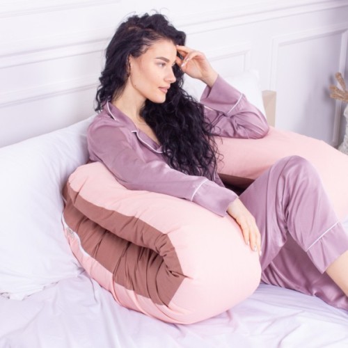 Подушка MirSon для вагітних і відпочинку Naturale Line №8002 U-подібна Riccarda (2200006178125)