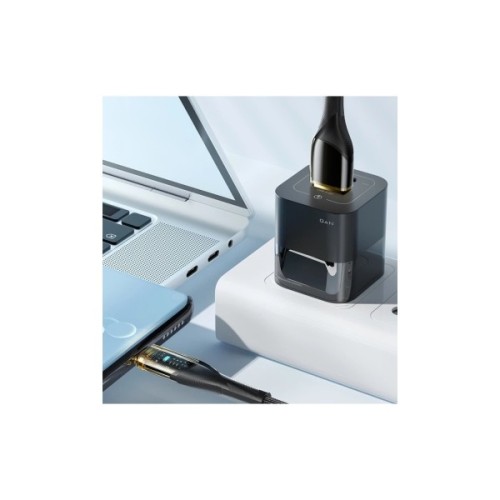 Дата кабель USB 2.0 AM to USB-C 1.0m 7A black Essager (EXCT-XJ01-P)