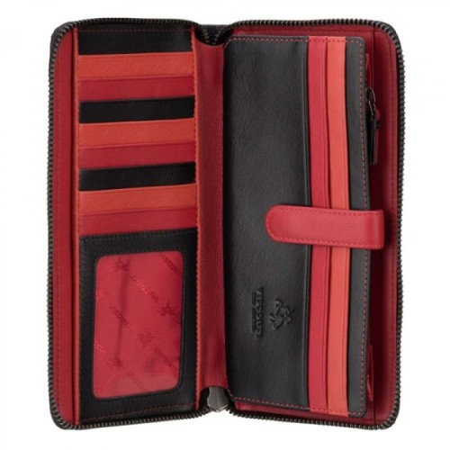 Гаманець Visconti BR76 Black/Cherry