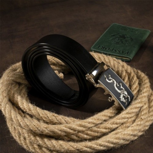 Ремінь Vintage Чоловічий Чорний (20256)