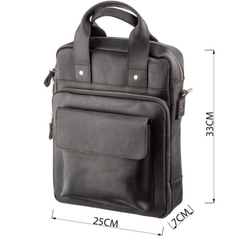 Сумка Shvigel Під А4 матова Чорна (11169)