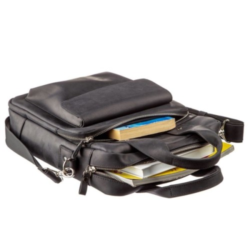 Сумка Shvigel Під А4 матова Чорна (11169)