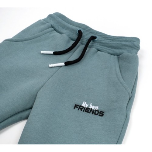 Спортивний костюм дитячий Toontoy флісовий (24292-116-green)